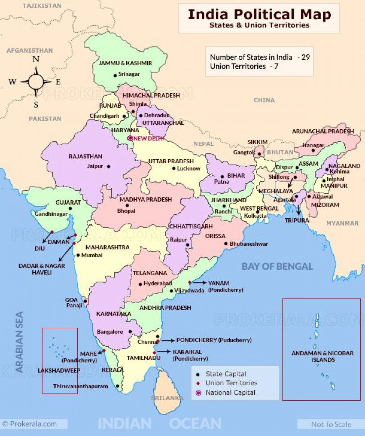 Indické mapě