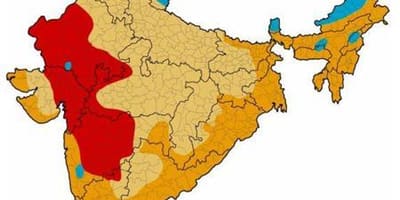 Klima mapa Indie