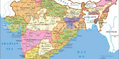 Mapa Indie