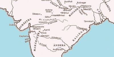 Starověké Indii mapě