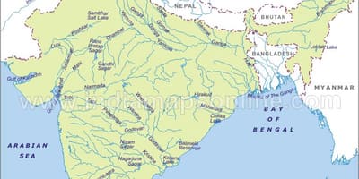 Sindhu řeky mapa Indie